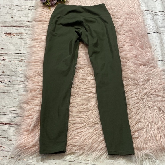 BYLT Premium Basics Essential Leggings in Dark Olive sz S - Picture 8 of 10